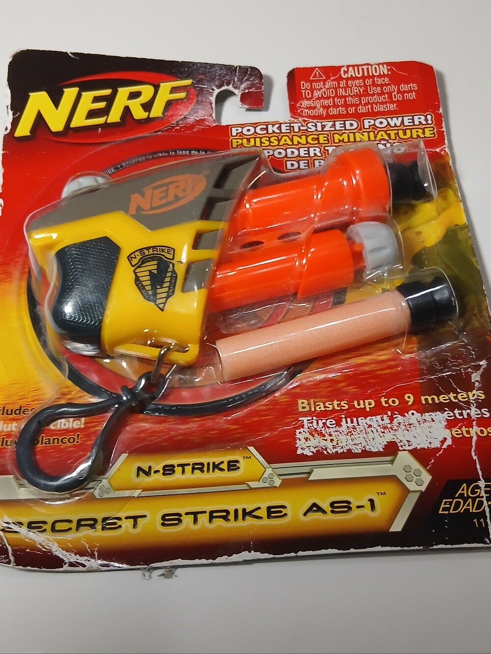 Vintage Nerf N-Strike Secret Strike AS-1 Stealth Size NOS 2004 Sealed New